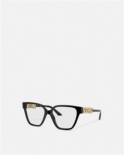 versace damen brille schwarz gold|Versace Brillen online bestellen .